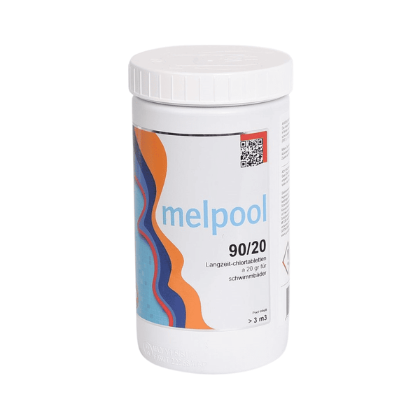 Melpool 90/20 1kg - sporotopljive klor tablete 20 gr