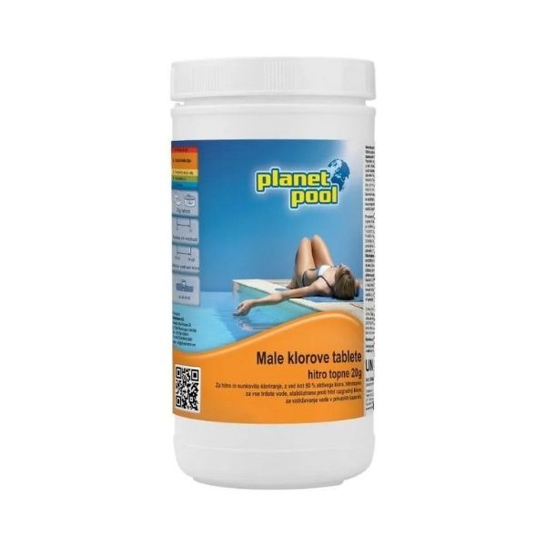 Planet Pool Male klor tablete 1kg / 20g sporotopljive