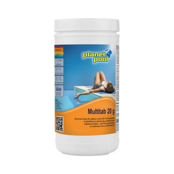 Planet Pool Multitab 1kg / 20g sporotopljive